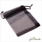 Vrecúško z organzy 9x12cm čiena 5ks (ORV_013)