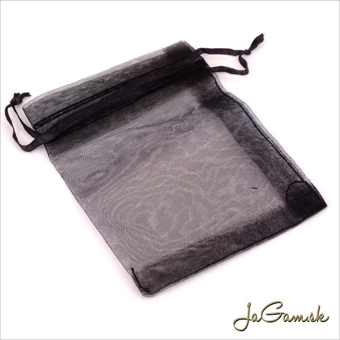 Vrecúško z organzy 9x12cm čiena 5ks (ORV_013)