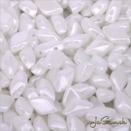 MATUBO™ GEMDUO - Luster - Opaque white  L00030 - 20ks (sv001)