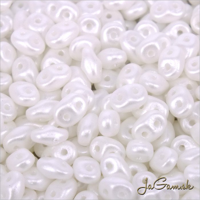 MATUBO Superduo - Luster - Opaque White L03000 - 10 g (sv003)