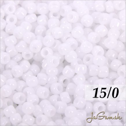 Toho Rokajl 15/0 - Opaque White č.41 5g