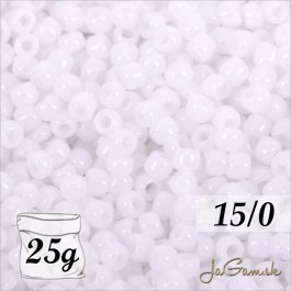 Toho Rokajl 15/0 Opaque White č.41 25g