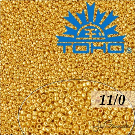 Toho Rokajl 11/0 - PermaFinish - Matte Galvanized Starlight č.PF557F 8g