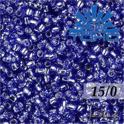 Toho Rokajl 15/0 - Silver Lined Sapphire č.35 5g