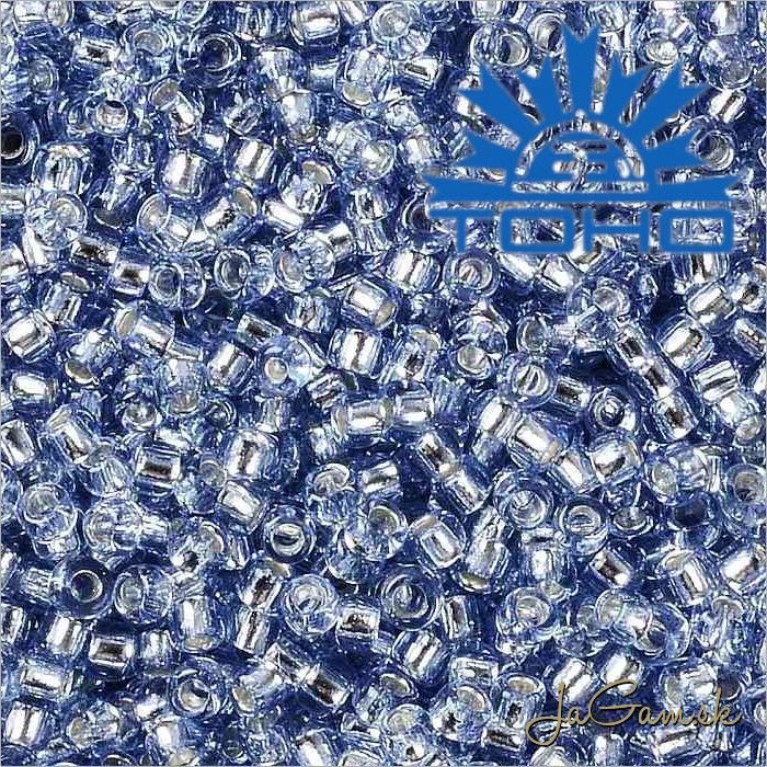 Toho Rokajl 15/0 - Silver Lined Light Sapphire č.33 5g