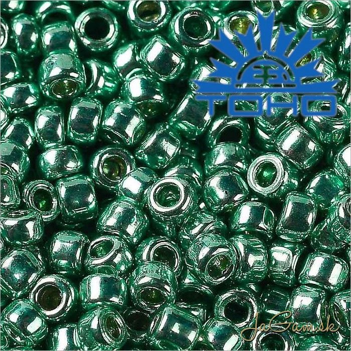 Toho Rokajl 15/0 - PermaFinish Teal Aqua Metallic č.PF561 5g
