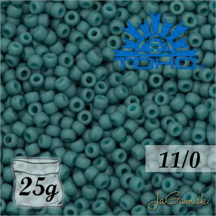 Toho Rokajl 11/0 - Semi Glazed - Turquoise č.2604F 25g