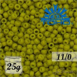 Toho Rokajl 11/0 - Semi Glazed - Lemongrass č.2600F 25g