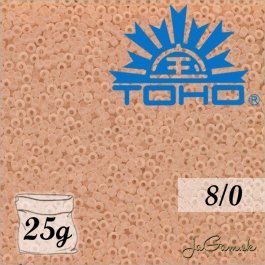 Toho Rokajl 8/0 Transparent-Frosted Rosaline č.11F 25g