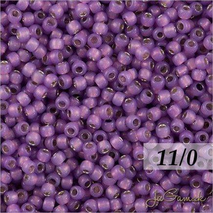 Toho Rokajl 11/0 - Silver-Lined Milky Amethyst č.2108 8g