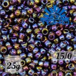 Toho Rokajl 15/0 -Transparent-Rainbow Amethyst (č.166C) 25g