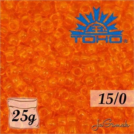 Toho Rokajl 15/0 - Transparent Hyacinth (č.10B) 25g