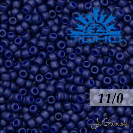 Toho Rokajl 11/0 - Semi Glazed - Navy Blue č.2607F 8g