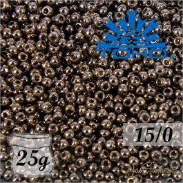 Toho Rokajl 15/0 Gold-Lustered Montana Blue 25g (č.204)