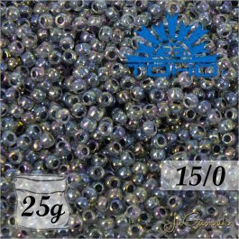 Toho Rokajl 15/0 Inside-Color Rainbow Crystal/Montana Blue-Lined č.773 25g