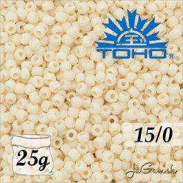Toho Rokajl 15/0 - Opaque Lt Beige č.51 25g