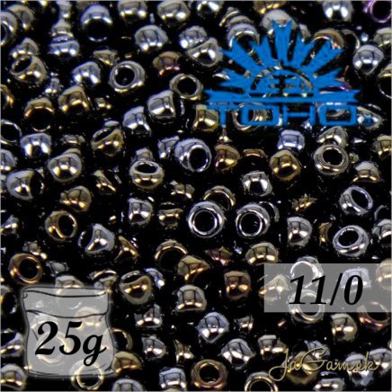 Toho Rokajl 11/0 - Metallic Iris - Brown č.83 25g