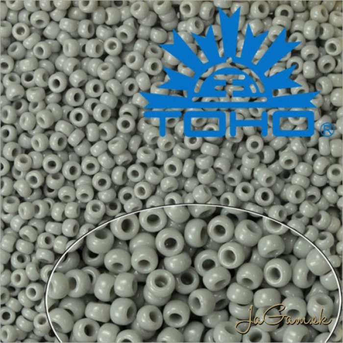 Toho Rokajl 11/0 - Opaque Gray č.53 25g