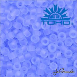 Toho Rokajl 15/0 -Transparent-Frosted Lt Sapphire (č.13F) 25g