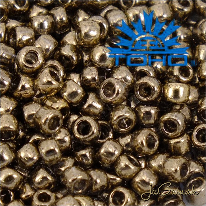 Toho Rokajl 11/0 Gold-Lustered Montana Blue č.204 8g 