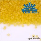 Toho Rokajl 15/0 -Transparent-Frosted Lt Topaz (č.2F) 25g