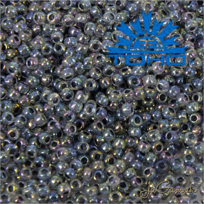 Toho Rokajl 15/0 Inside-Color Rainbow Crystal/Montana Blue-Lined č.773 25g