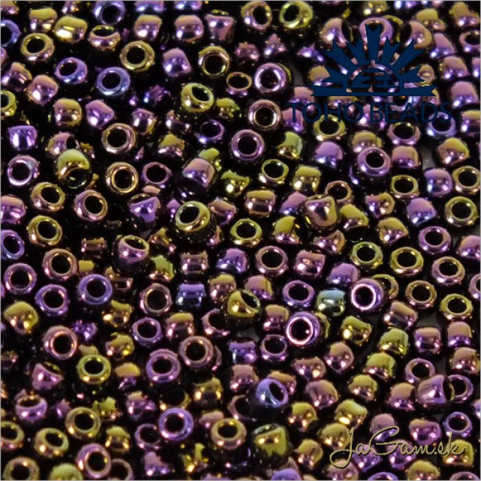 Toho Rokajl 11/0 Metallic Iris-Purple č.85 25g