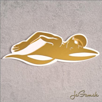 Zápich Plavec 3D zrkadlový 140mm (ZZ034) 