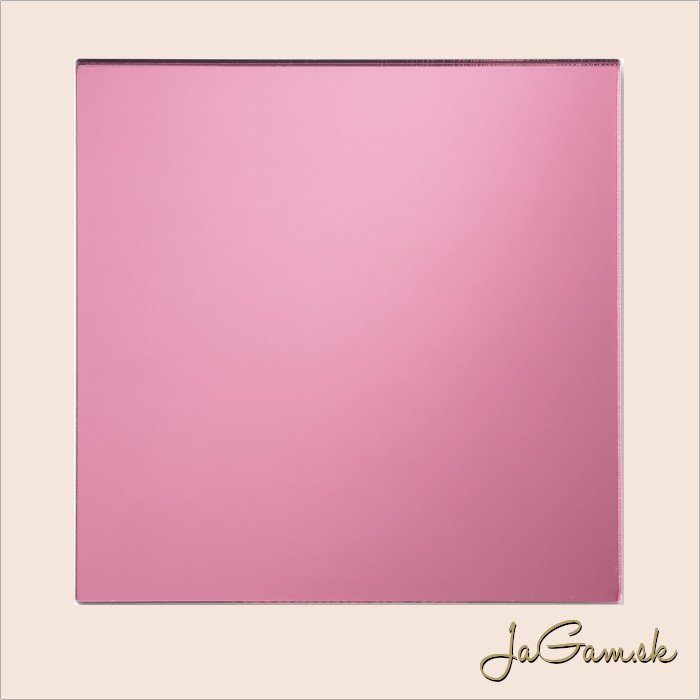 Zrkadlové plexisklo 3mm ružové 60x40cm(piacr01)